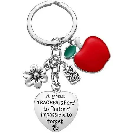 Nightwill Teacher Appreciation Gift for Women - 3pcs Teacher Keychain Teacher Gifts, Thank You Gifts for Teacher, Christmas Gifts for Teacher Valentine’s Day Gift