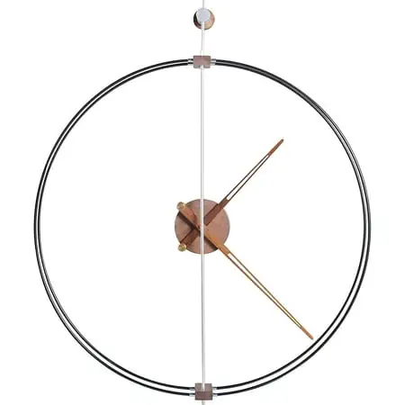 Pacific Bay Barcelona Extra-Large Decorative Lightweight 24-inch Minimalist Analog Wall Clock