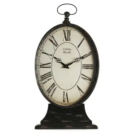 Paris Table Clock