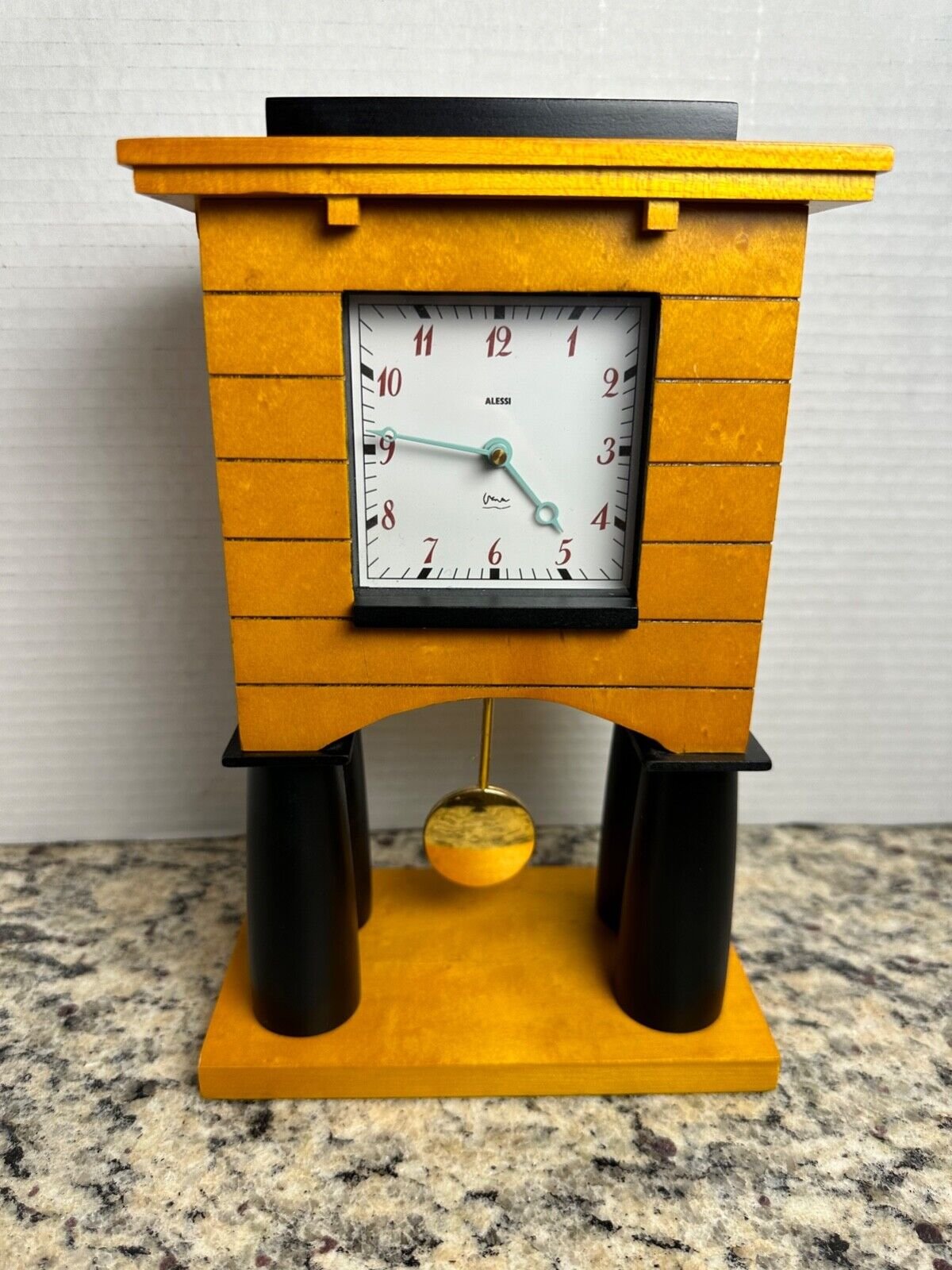 Postmodern Mantle Clock by Michael Graves for Alessi