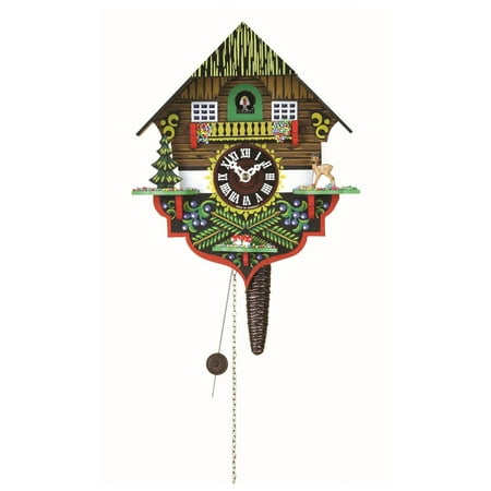 Quarter call cuckoo clock with 1-day movement Black Forest House TU 618