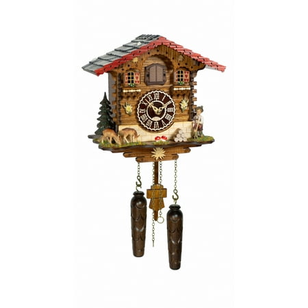 Quartz Cuckoo Clock Swiss house with music TU 4279 QM HZZG