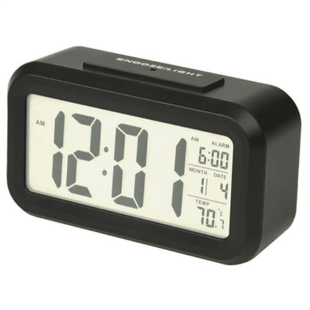 RCA Digital Alarm Clock – Black 6208