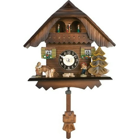 River City Clock Brown Analog Cuckoo Clock, 83-07QPT