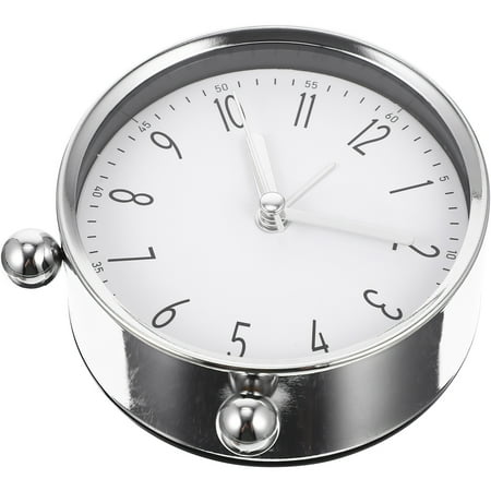 Round Alarm Clock Kids Alarm Clock Clocks Bedroom Alarm Clock Alarm Clock for Kids Metal Decor Table Clock Child Travel