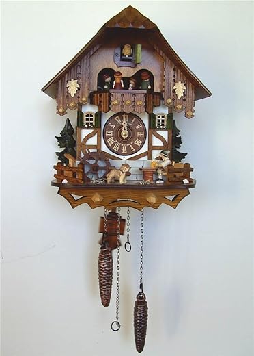 Schneider 13 Quartz Cuckoo Clock with Tudor Style House