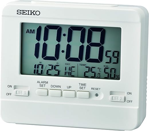 Seiko Everything Digital Bedroom Alarm Clock