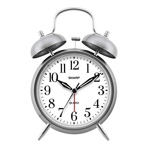 Best Twin Bell Silver Alarm Clocks