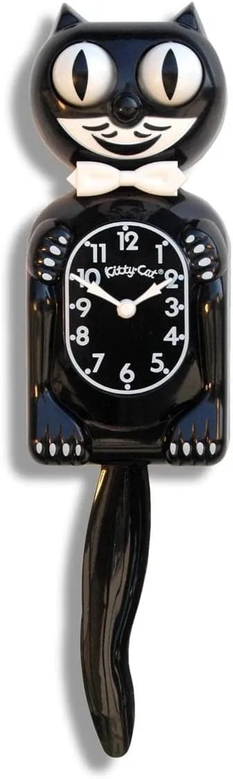 Small Kit-Cat Clock in Black