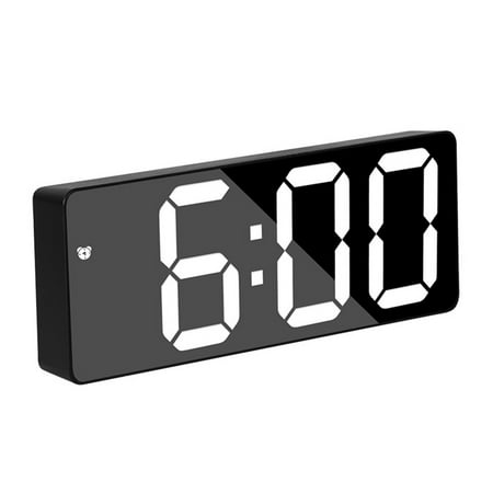 Smart Digital Alarm Clocks for Bedrooms, LED Screen, Snooze, Dimmable, 12/24Hr