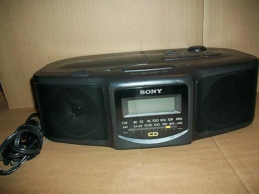 Sony FM/AM CD Clock Radio ICF-CD800