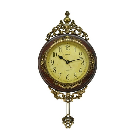 Three Star Import & Export ZP853 29 x 15 in. Wall Clock with Pendulum