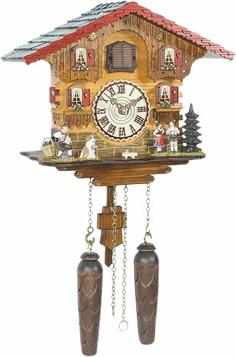 Trenkle Quartz Cuckoo Clock Swiss House with Music TU 449 QM HZZG