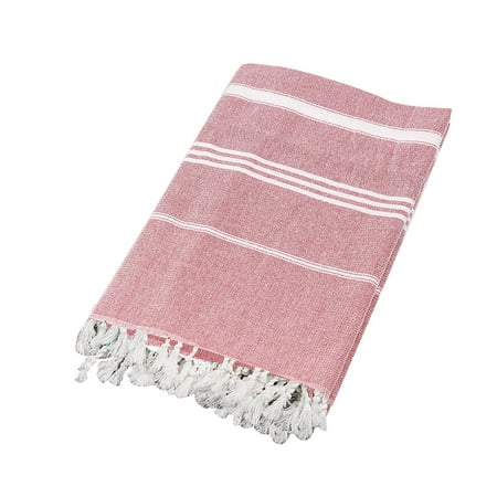 TWCTUWEN Pure Cotton Turkish Non Stick Sand Tassel Beach Towel Adult Outdoor Shawl Striped Sauna Towel Wool Towel Wet Cat Towel Wet Cat Beach Towel Wedding Beach Towels Waterworks Towels Water