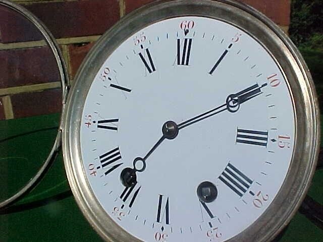 VICTORIAN ENGLISH BRACKET MANTEL CLOCK MOVEMENT & DIAL : THOMAS BOXELL BRIGHTON