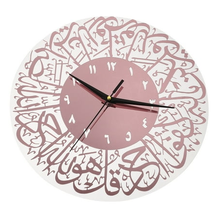 Wall Clock Eid Home Hanging Lesser Bairam Decorate Acrylic