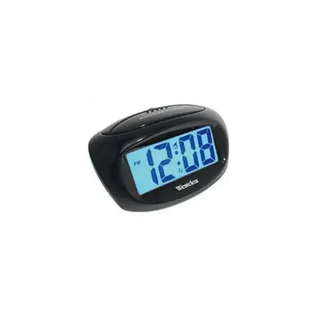 Westclox 70043 X Alarm Clock, Lcd Display, Black Case, Each