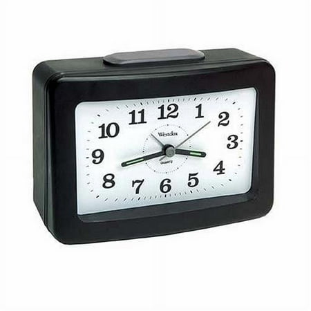 Westclox Analog Quartz Loud Bell Black Alarm Clock