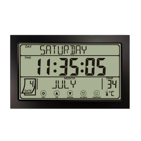 Wireless Indoor/Outdoor Temperature Atomic Clock Battery Powered With High Accuracy Sensor