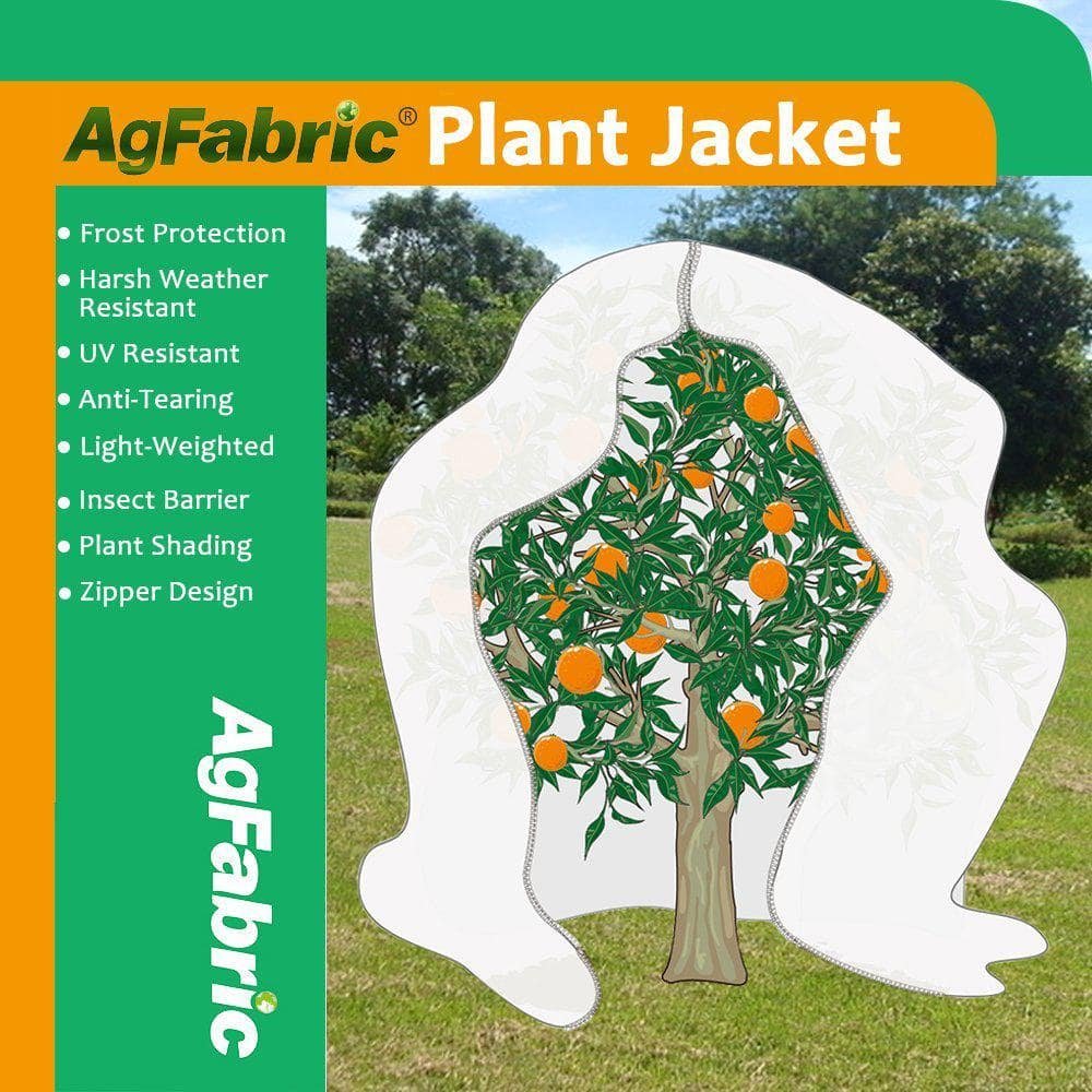 108 in. x 108 in. 0.95 oz. Plant Covers with Zipper Winter...