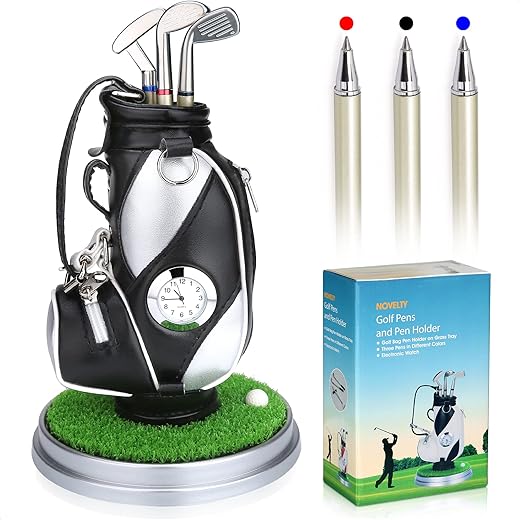 10L0L Golf Pen Holder Office Desk Decor Cool Unique Gift - Best Choice for Golf Love