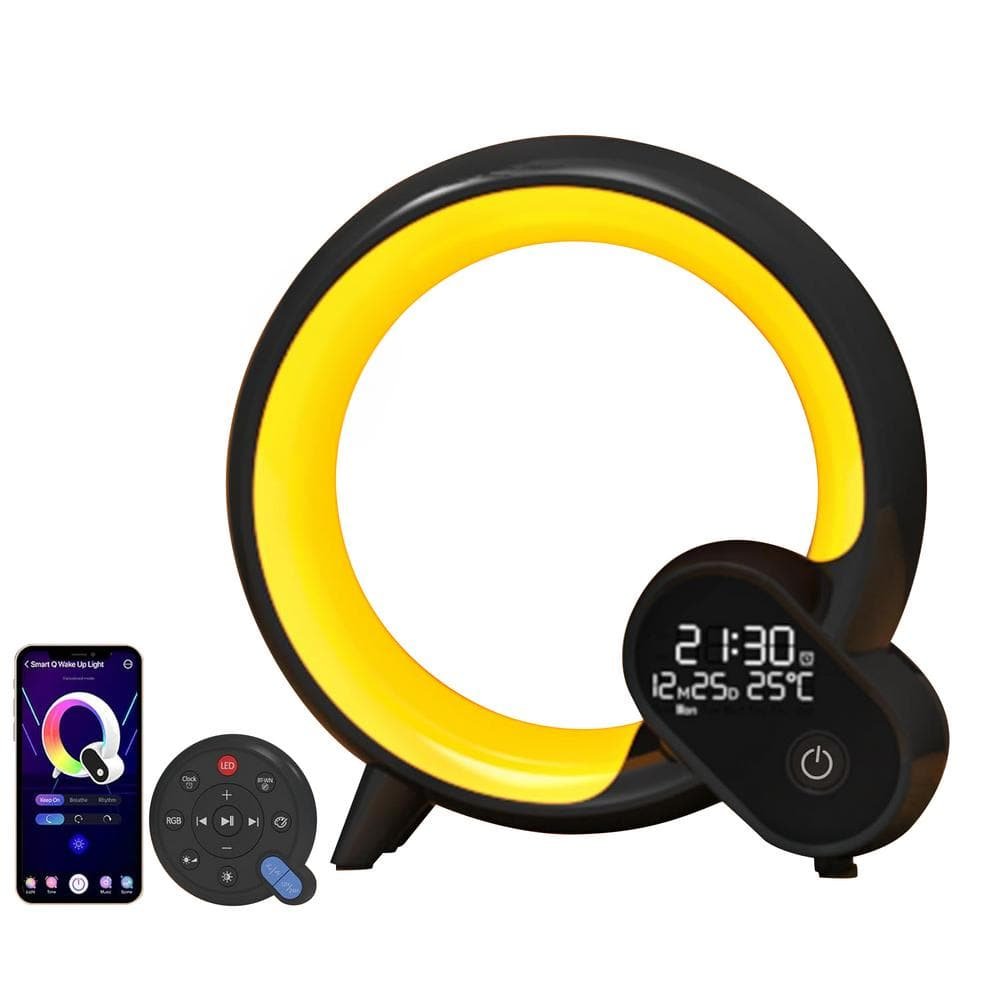 1920 x 1080 Smart Kids Night Light with Sunrise Alarm Clock -...