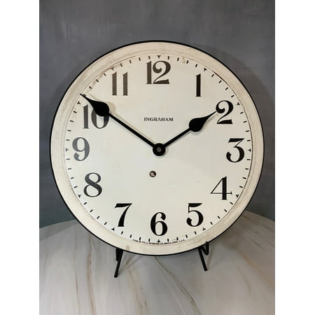 1930 Regulator Wall Clock | Beautiful Color, Silent Mechanism, Made in USA