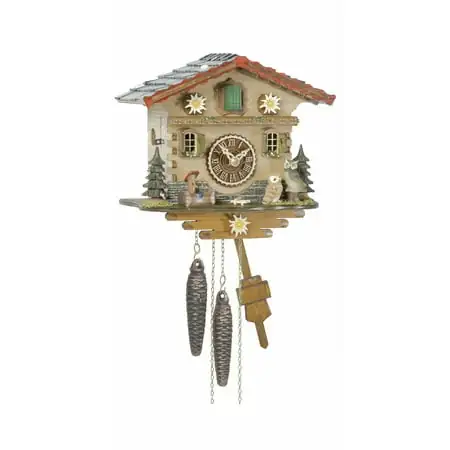 1 day running time cuckoo Clock Swiss House