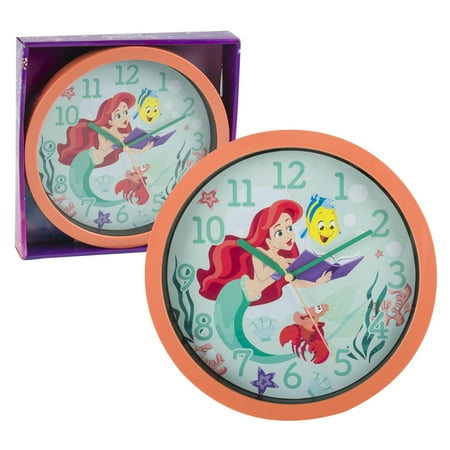 1 PC Disney Princess Ariel Wall Clock- 10