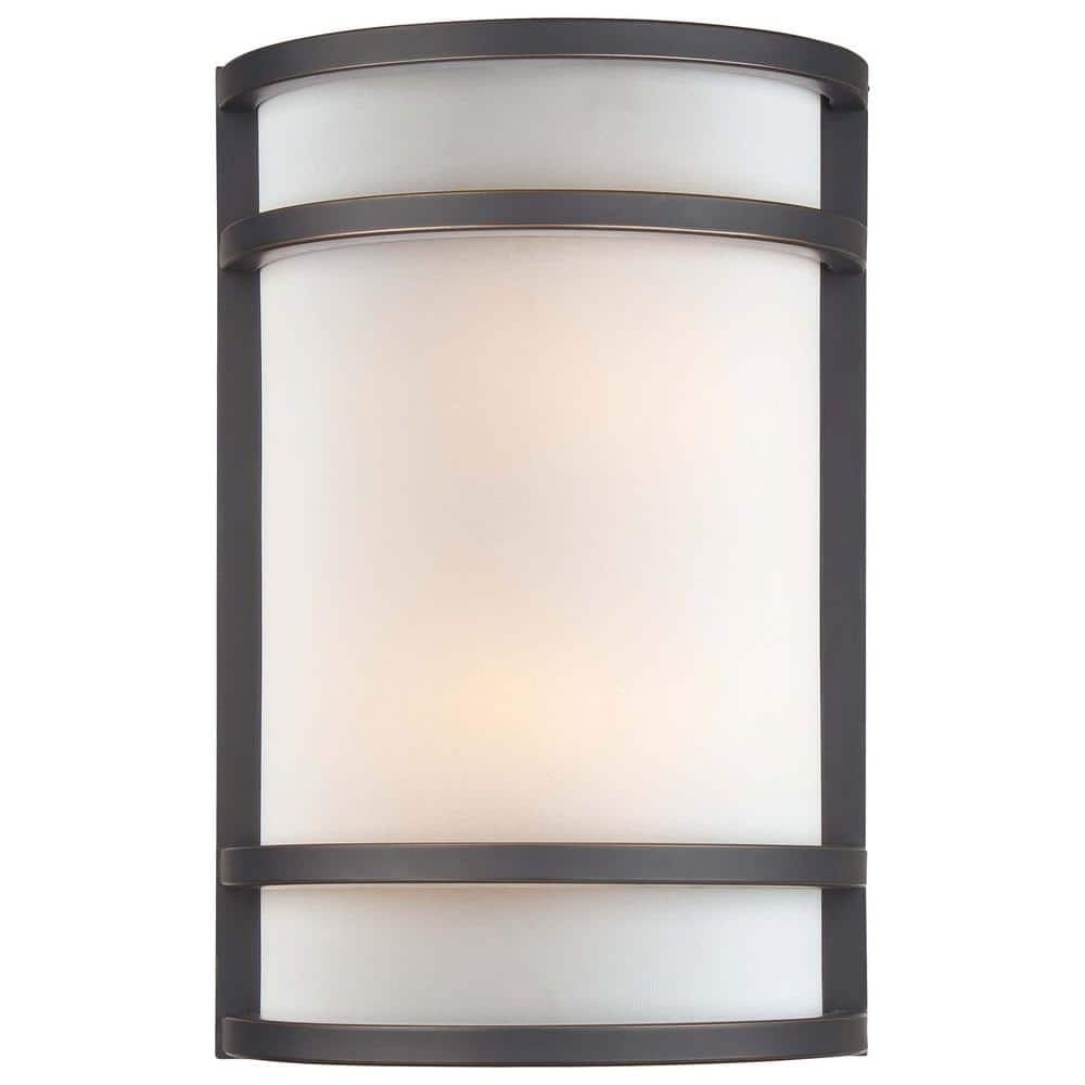 2-Light Dark Restoration Bronze Wall Sconce