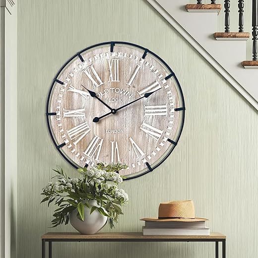 Best Large French Country Round Wall Clocks