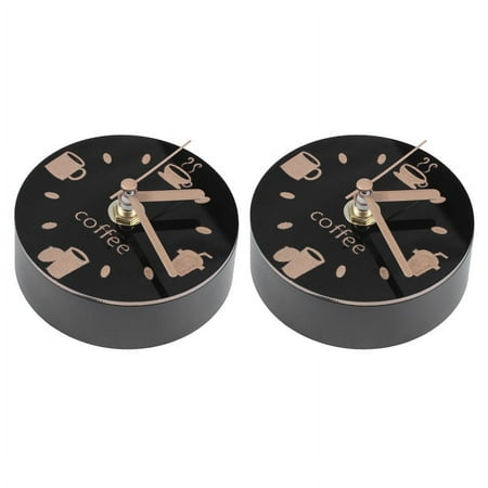 2X Mute Refrigerator Magnets Souvenir Digital Self Adhesive Wall Clock Fridge Magnets Blanks Magnetic Board Watch Mural