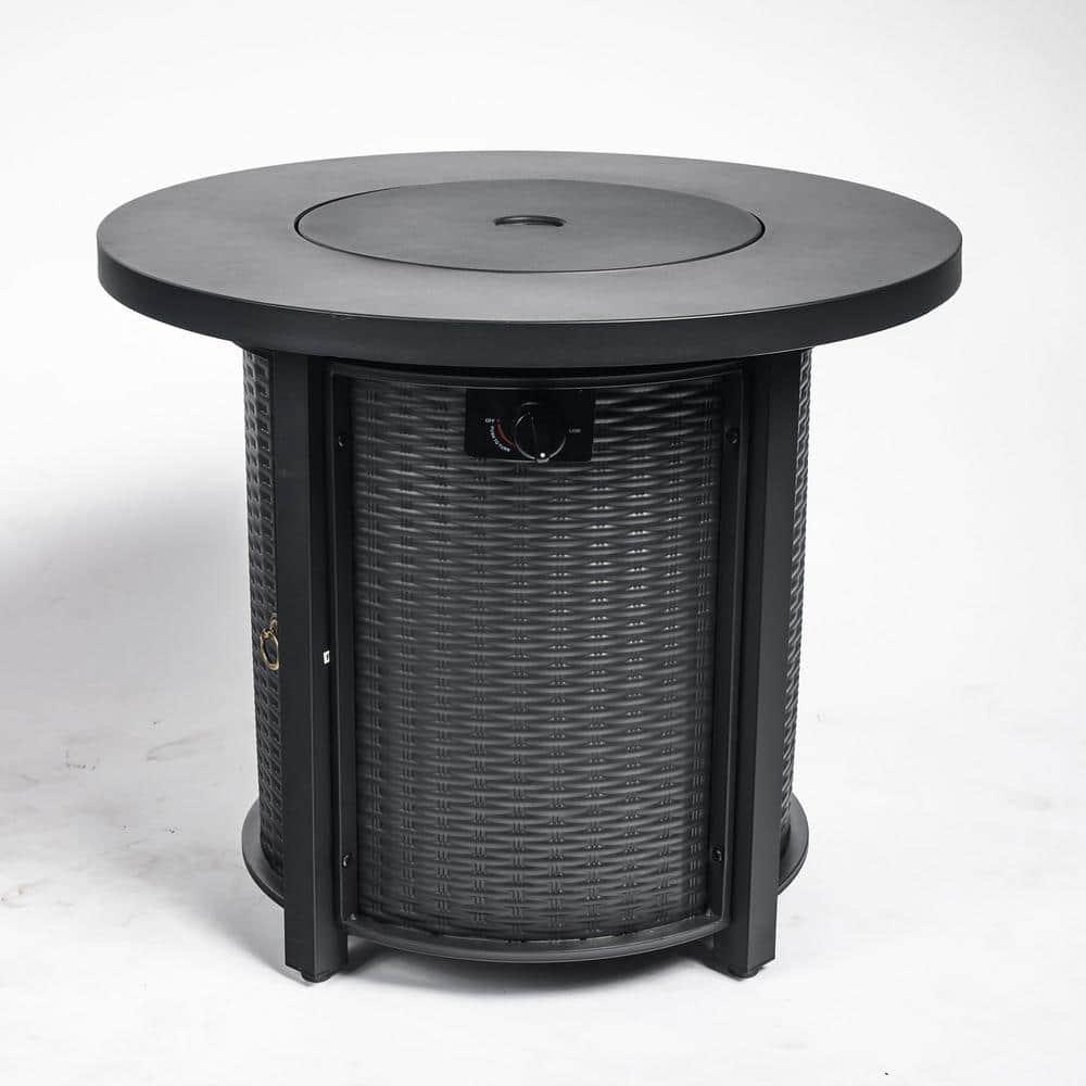 30 in. Propane Round Fire Table 40000BTU Propane Fire Pit Table