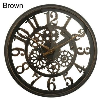 16 Garden Wall Clock Large Outdoor Decoration Open Face Wall Hanging Home Decor