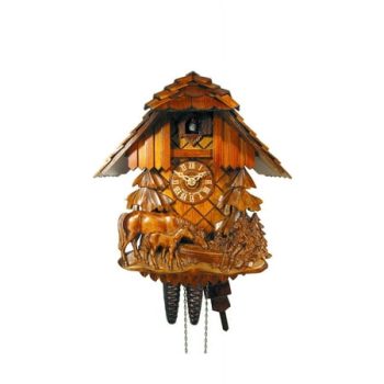 Cuckoo Clock Relif, Horse, Child 1.0457.01.C