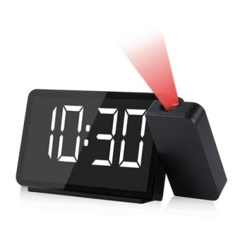 Dr. Prepare Projection Clock, Digital Clock Projector on Ceiling with Temperature Display