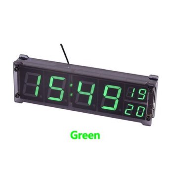 global timezone 1.2inch LED Smart Clock Wifi Clock Wireless Network AutoTiming Electronic Clock Alarm Temp Display With Shell