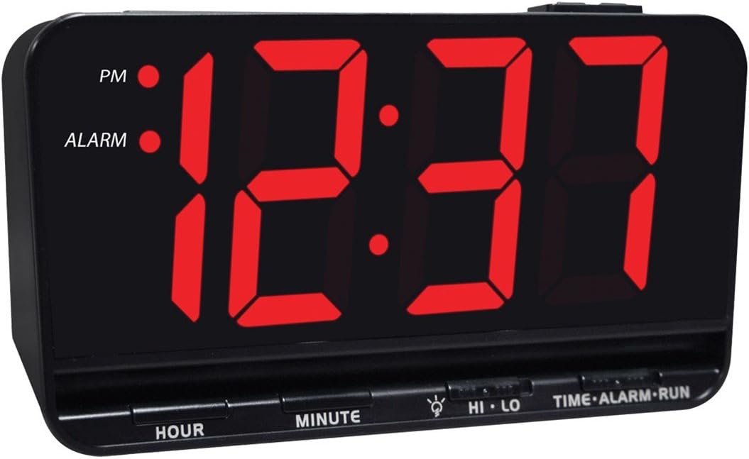 Jumbo Display Digital Alarm Clock with 3-inch LED