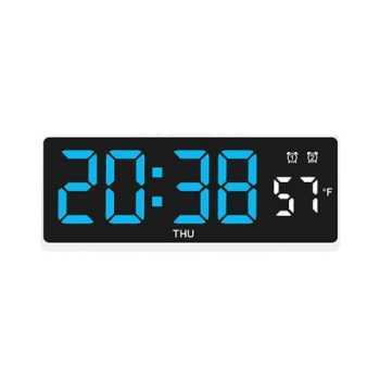 LYUCRAZ home appliances LED Alarm Clock Multi-function Alarm Clock Desktop Clock Temperature Display Multi-set Alarm Clock Date Week Temperature Display Brightness