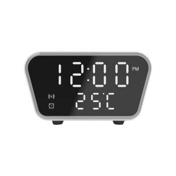 Mini Camera Clock 1080P HD Alarm Clock WIFI Secret Surveillance Home Camera Cell Phone Wireless Charger Camera Motion Detection