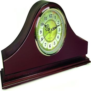 PS Products Mantel Concealment Gun Clock, Mahogany, One Size