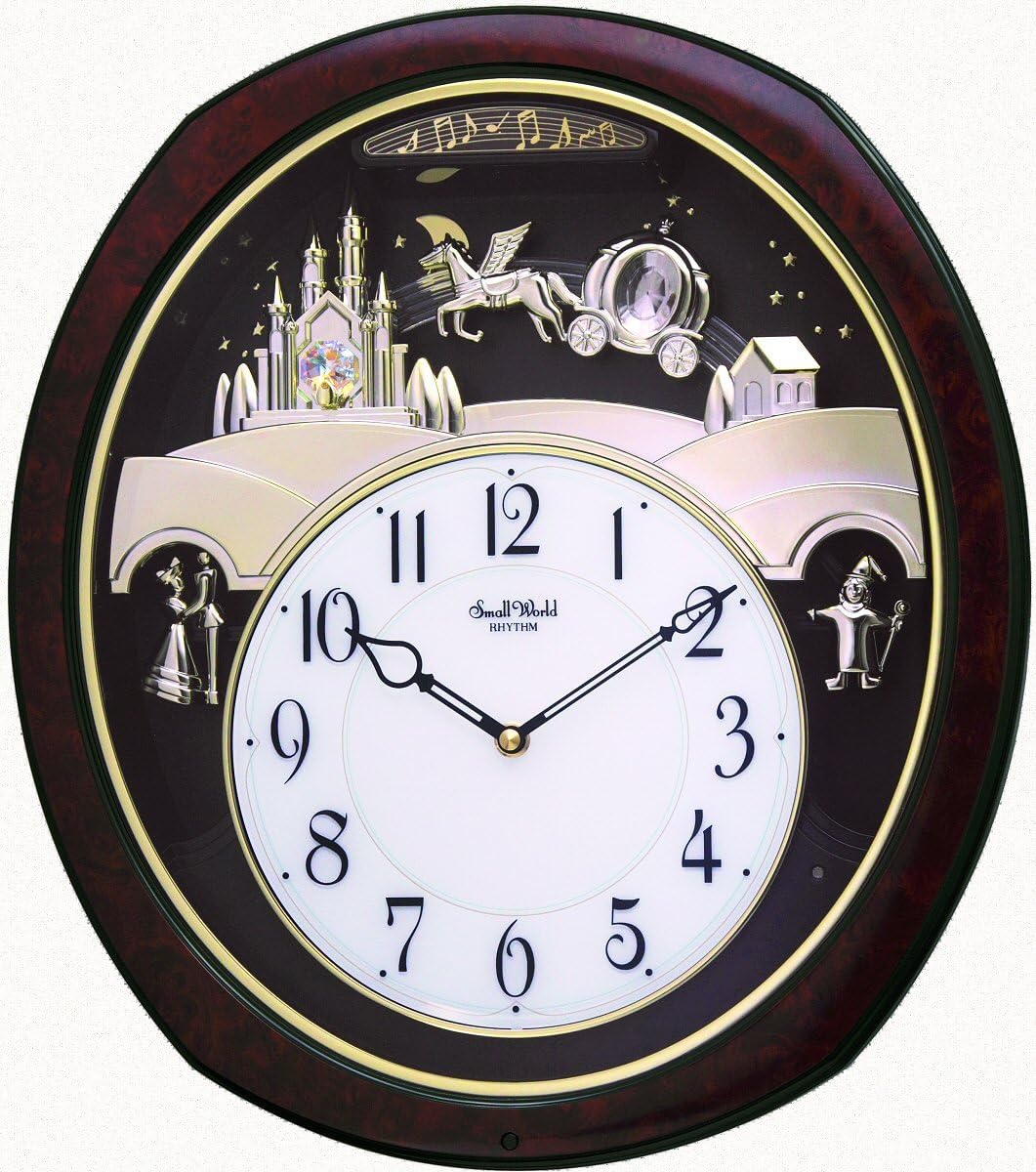 Rhythm Clocks Princess Fantasy Musical Motion Clock