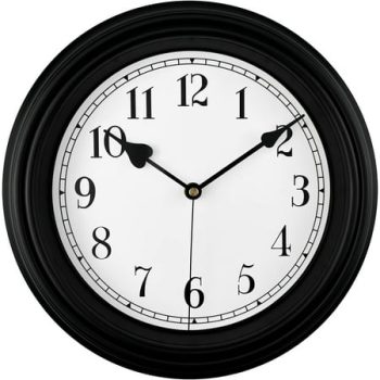 Round Classic Wall Clock Silent Non Ticking 16 Inch Extra Large Quality Quartz Vintage Clock, Rome Retro Decorate Clock Battery Operated, Easy to Read for Home Kitchen Living