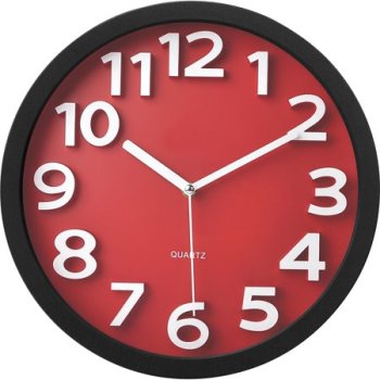 TEMPUS Wall Clock with Raised Numerals and TC62127R