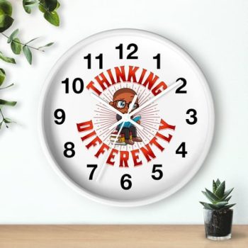 Thinking Differently Little Notary Derrick Wall Clock