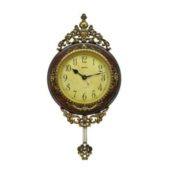 Three Star Import & Export ZP853 29 x 15 in. Wall Clock with Pendulum