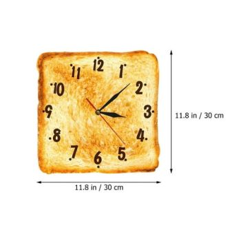 Toast Design Wall Clock Toast Design Wall Clock Modern Wall Clock Bakery Wall Hanging Clock Restaurant Clock