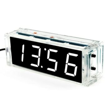 Universal Freestanding DIY Craft Alarm Clock - Plastic Semi-finished Digital Clock - Household Supplies