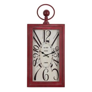 Yosemite CL19628937 Waverly Red Wall Clock - Red