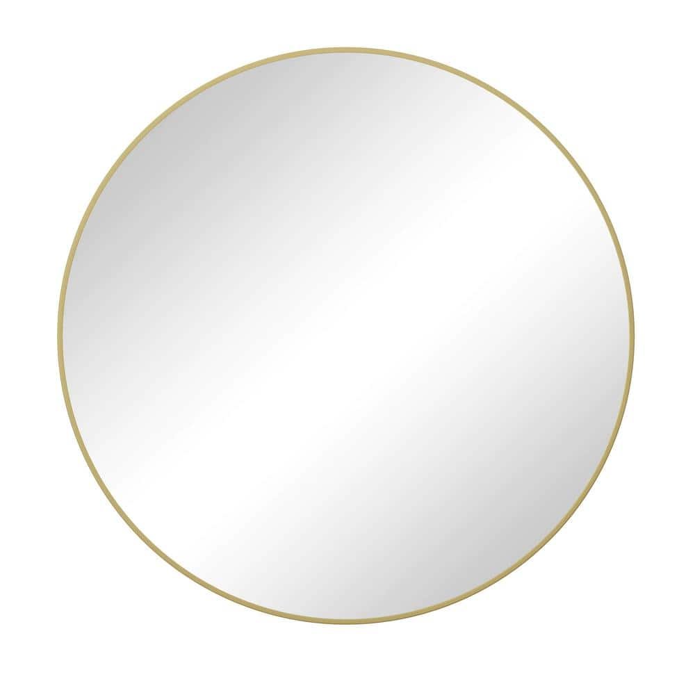 36 in. W x 36 in. H Round Framed Wall Bathroom Vanity...